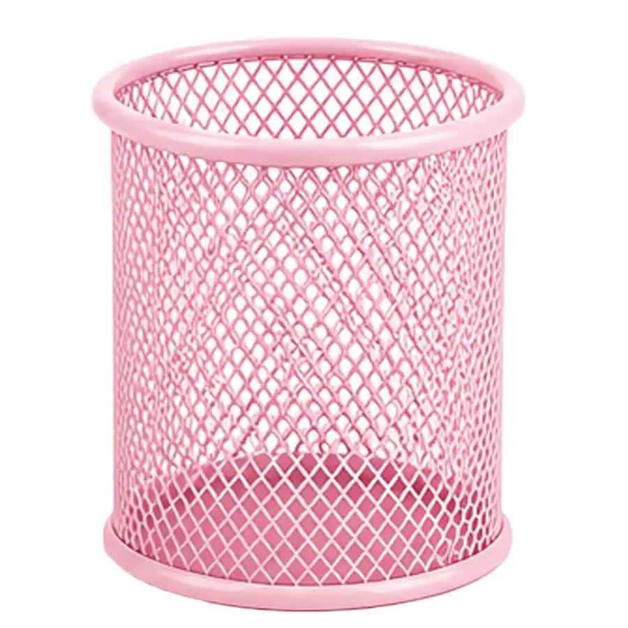 Pastel pink Corona lace pen holder