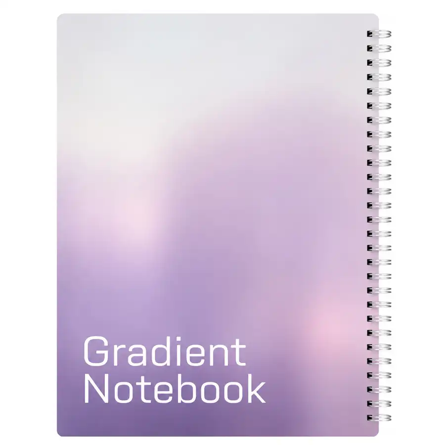 Iman 100-page notebook, model 0503, turquoise purple color