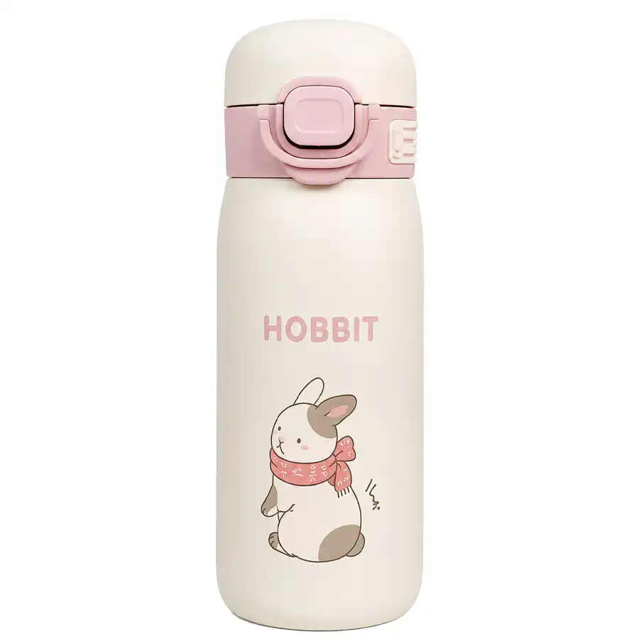 Fantasy travel mug, model 162, capacity 350 ml, rabbit design