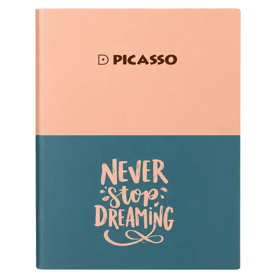 Picasso 6-Ring Binder, Model 2889, Blue-Pink