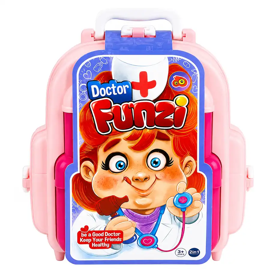 Girls' fantasy backpack toy, medical model