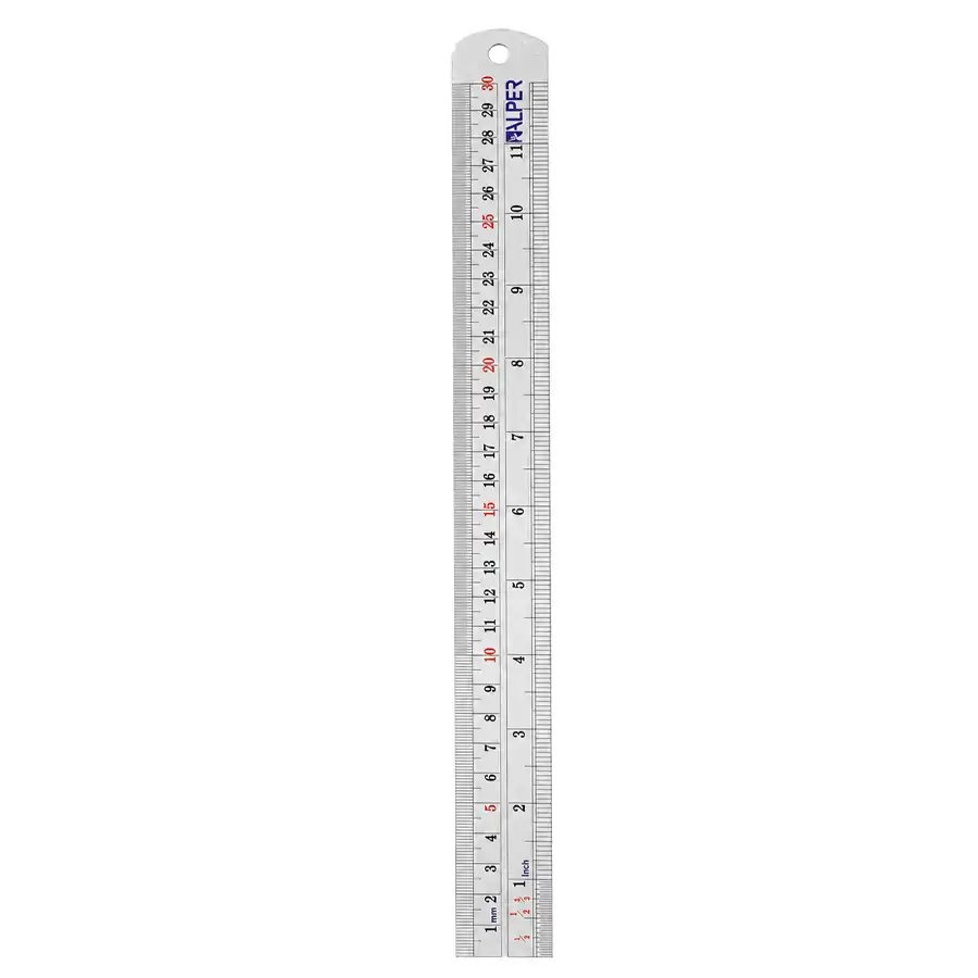 30 cm metal ruler