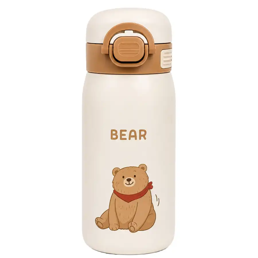 Fantasy travel mug, model 162, capacity 350 ml, bear design