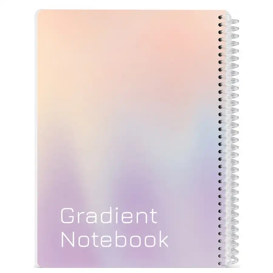 Iman 100-page exercise book, model 0506, cream-purple color