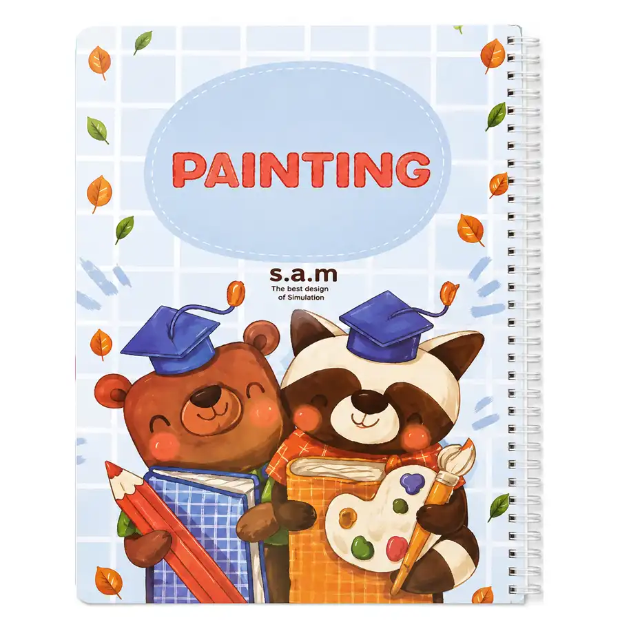 Rahli drawing notebook, 50 sheets, panda painter design