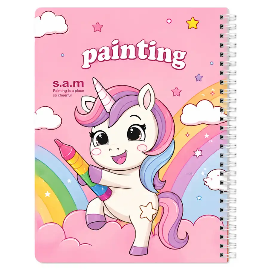 Rahali drawing notebook, 50 sheets, unicorn design