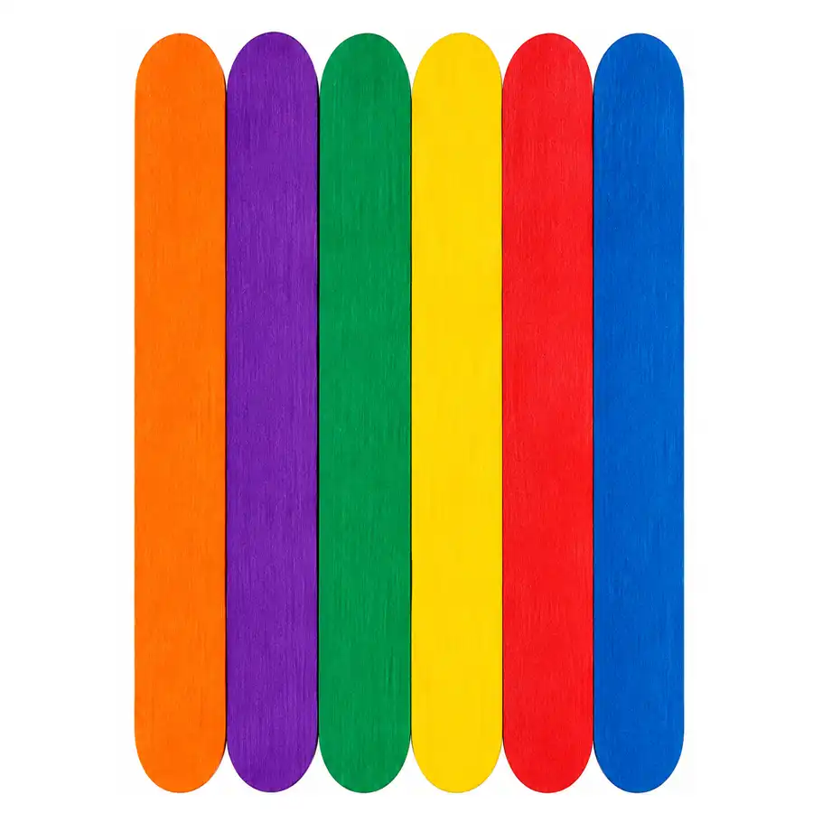 Colored Popsicle Sticks – Pack of 40