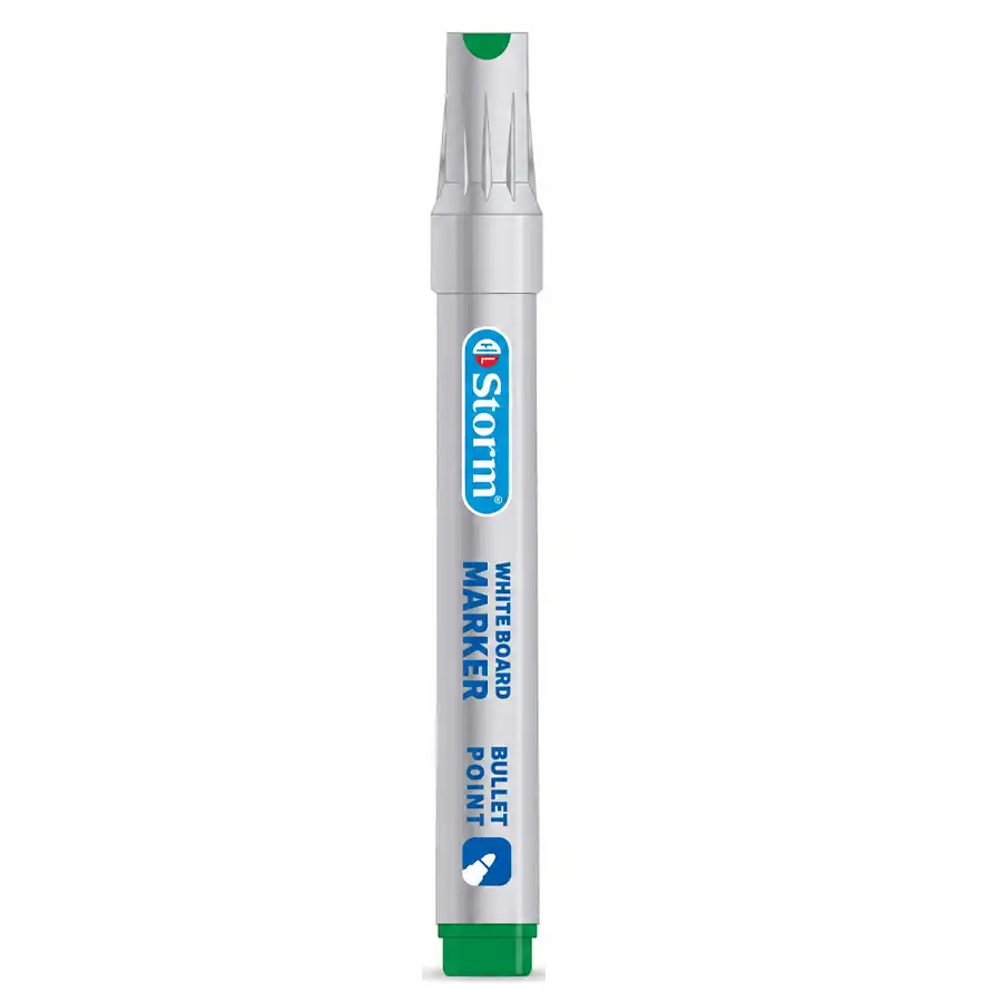 Storm round tip whiteboard marker, green