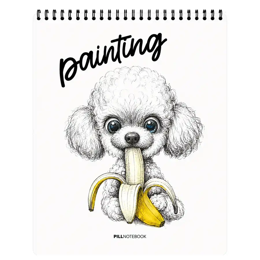 Drawing notebook, 50 sheets, design number 3