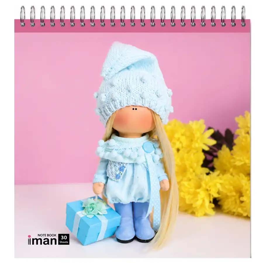 Iman 30-page drawing notebook, model 0201, design number 9