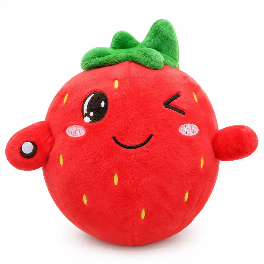 _0000_Doll عروسک پیانویی طرح توت فرنگی - Image 1