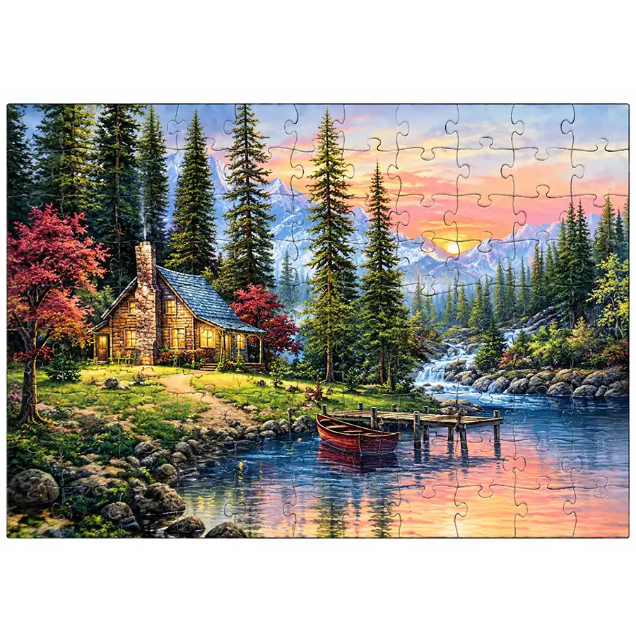 Wooden puzzle 166 pieces Ricordy design number 1