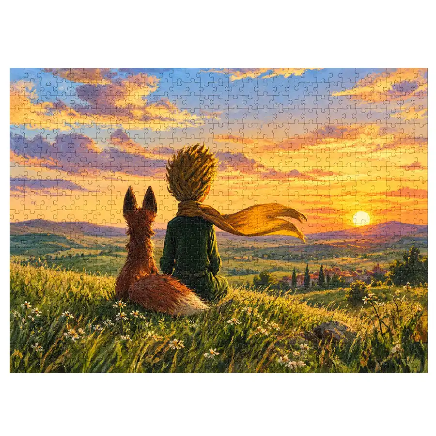 166-piece wooden puzzle, Ricordi design number 7