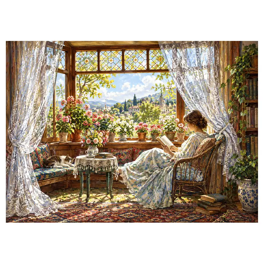 166-piece wooden puzzle, Ricordi design number 8