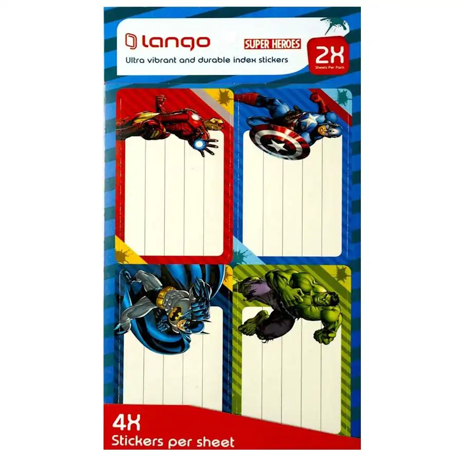 Longo name tag, superhero model