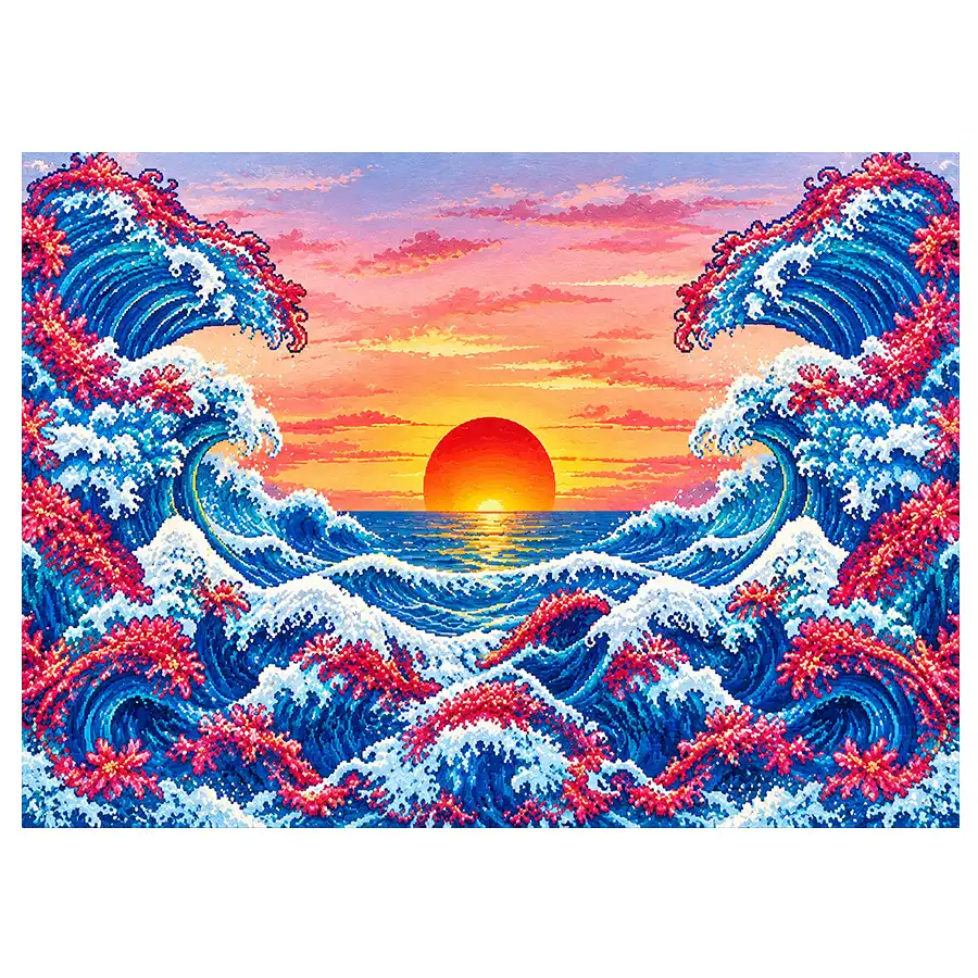 166-piece wooden puzzle, Ricordi design number 9