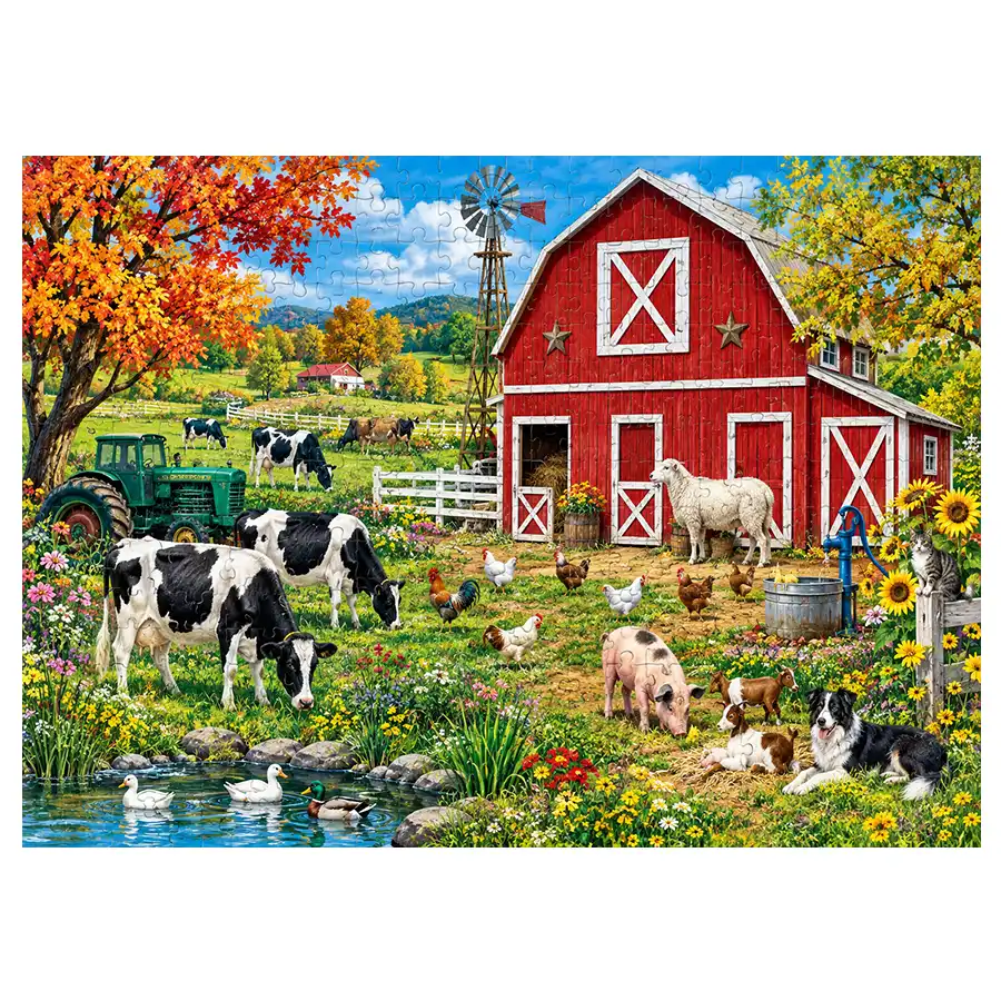 166-piece wooden puzzle, Ricordi, design number 12