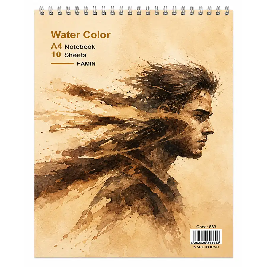 A4 watercolor drawing notebook, Sandman design
