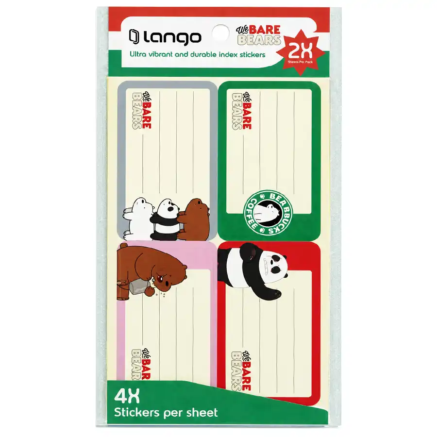 Longo name tag, three-headed bear model