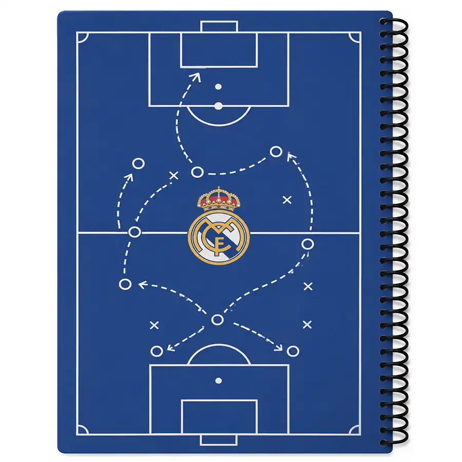 100-sheet Lango Real Madrid Series Exercise Book, Design 2