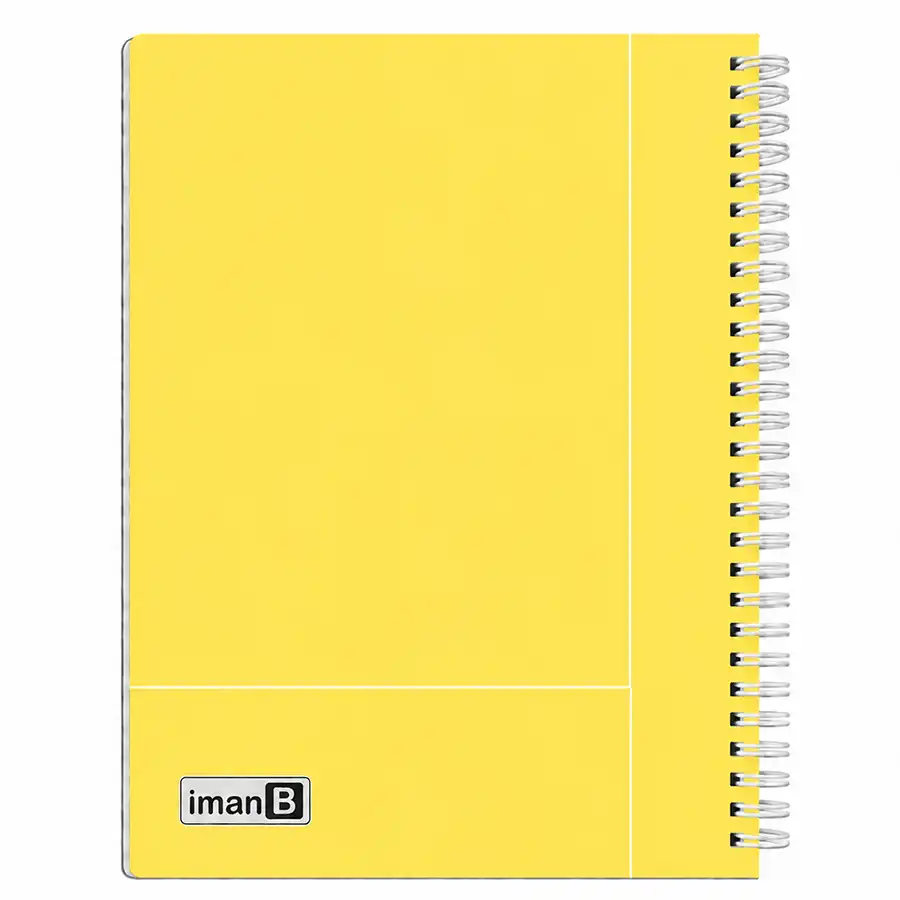 Iman 80-page exercise book, model 9406, yellow color