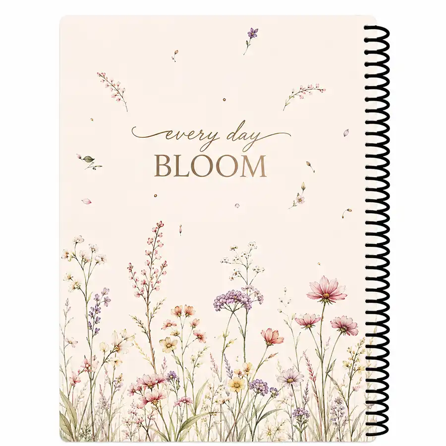Workbook of 100 sheets, Lango, Bloom series, design 4