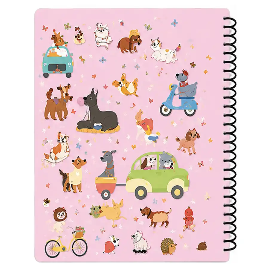 Longo 100-sheet exercise book, Hag May series, design 1