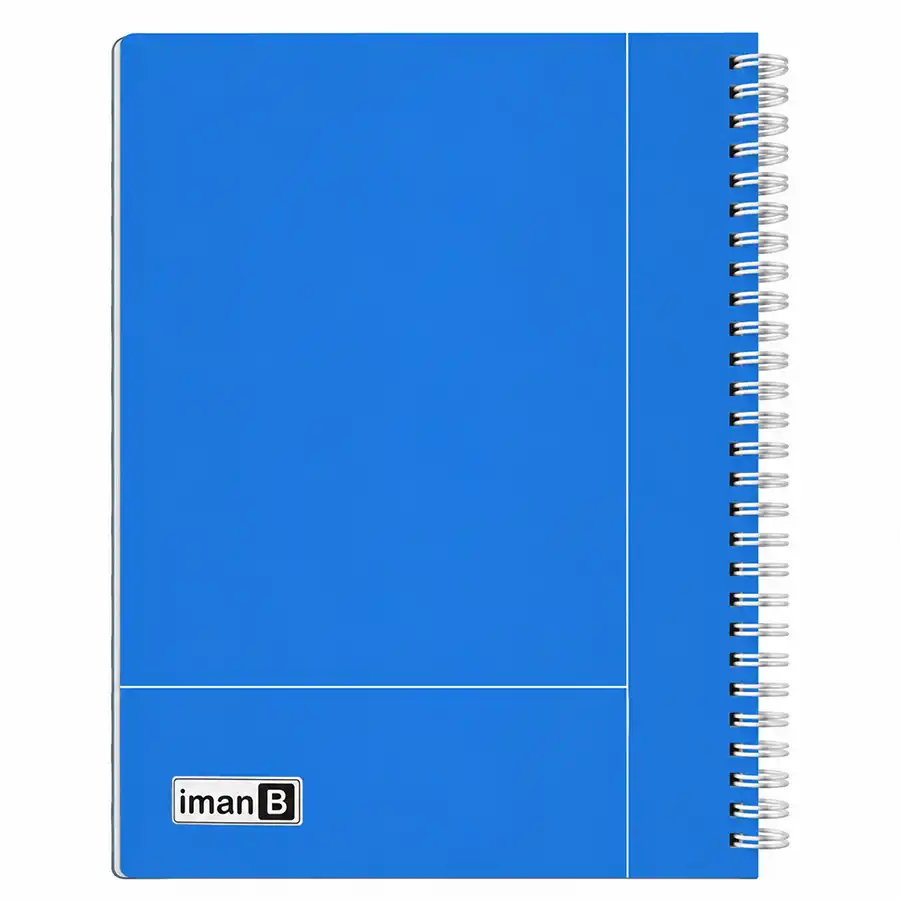 Iman 80-page exercise book, model 9406, blue color