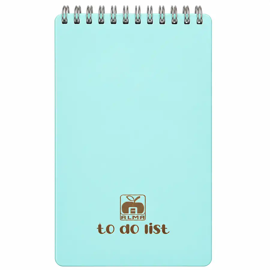 Notebook, 100 sheets, Nahal, Todolist model, pastel blue color