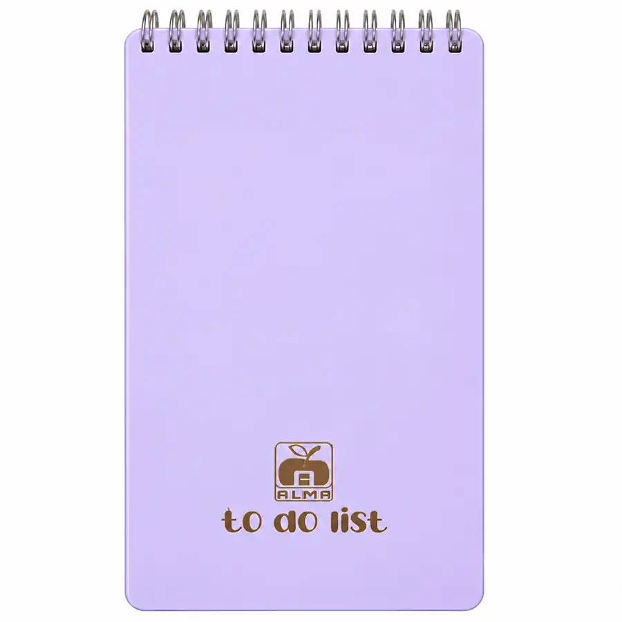 Nahal notebook, 100 sheets, model To Dolist, lilac color