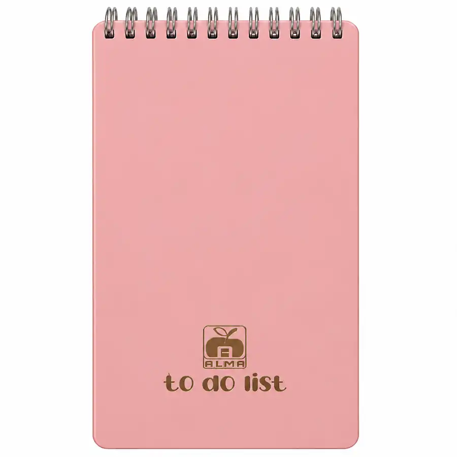 Notebook, 100 sheets, Nahal model, To Do List, pink color