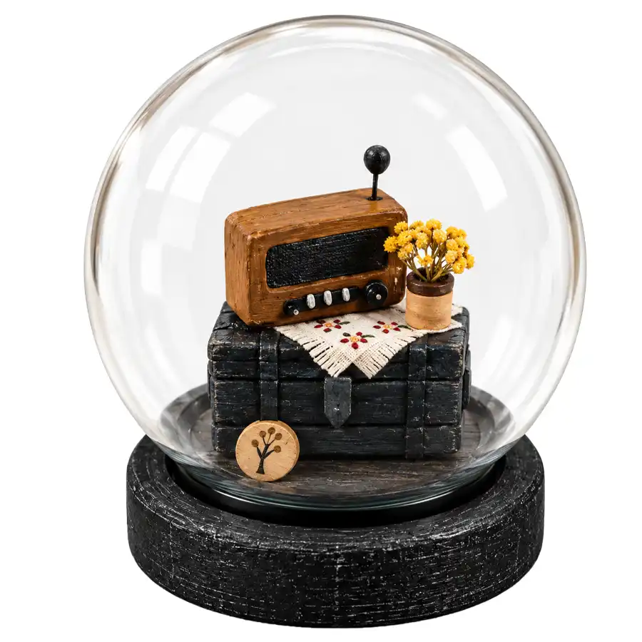 Miniature radio model ball, size 9