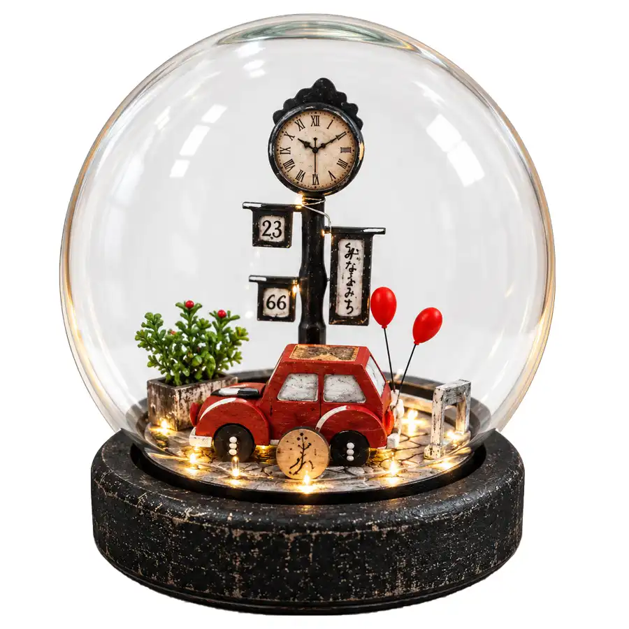 Miniature ball of thread, Volkswagen car model, size 15