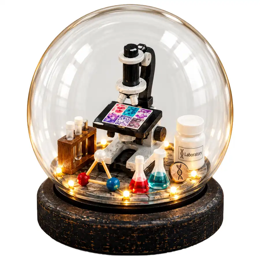 Miniature ball of thread, laboratory model, size 15