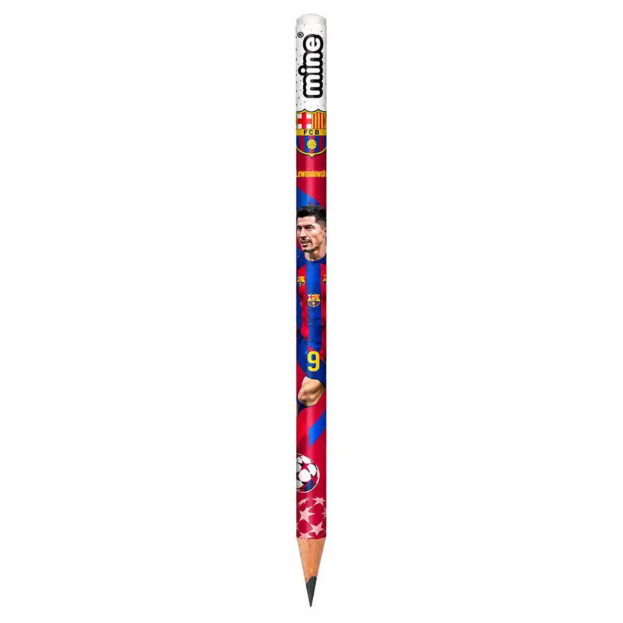 Black pencil mine football model