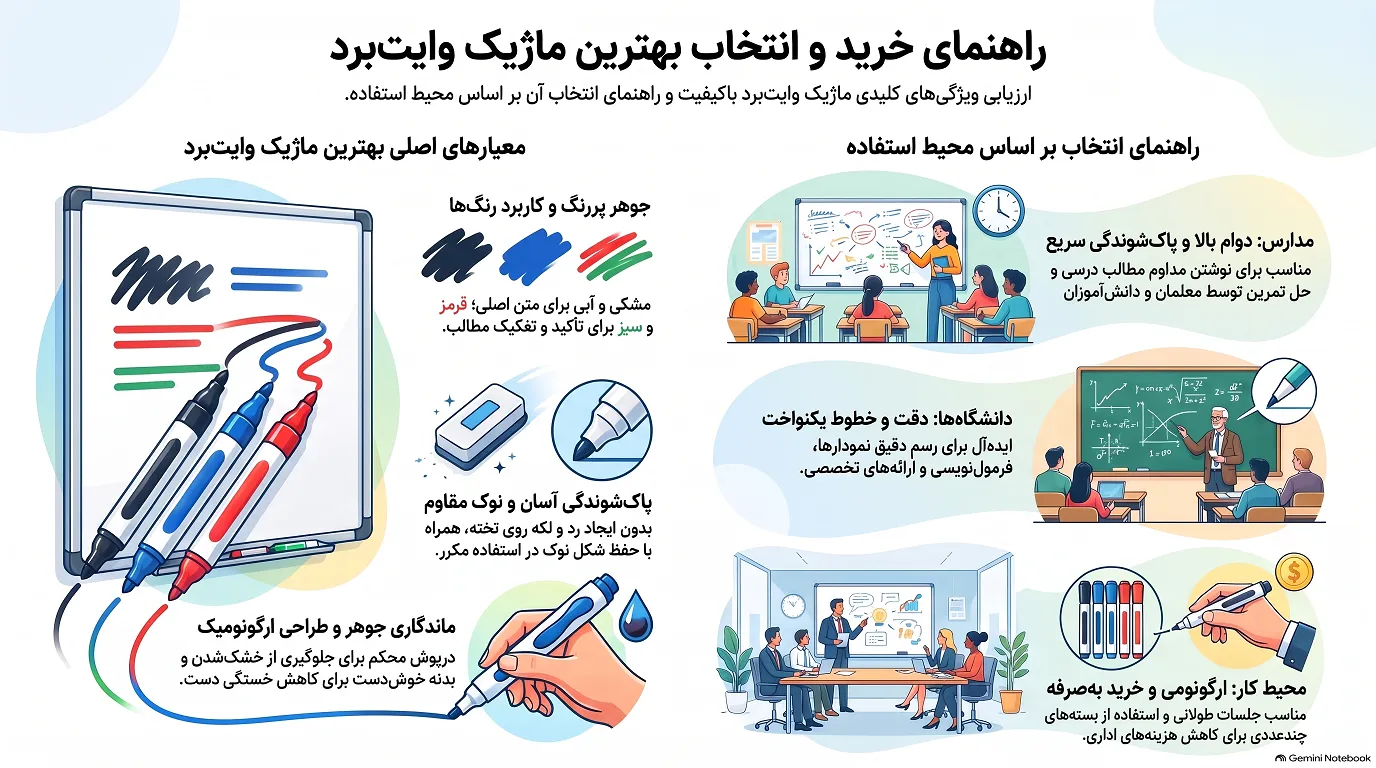 راهنمای خرید ماژیک وایت برد